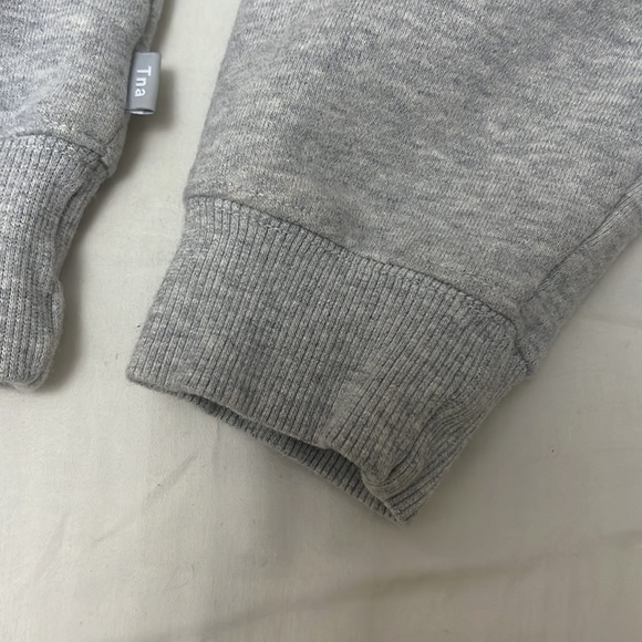 TNA Fleece Crew Neck Grey Winter Cozy - Picture 4 of 7